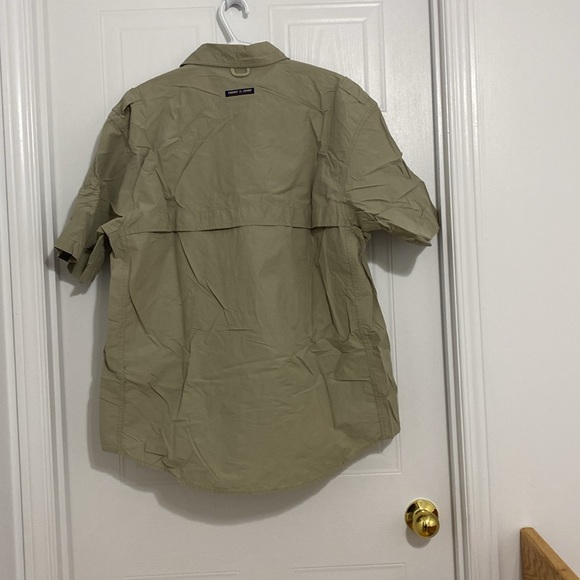 Point Zero Men’s Short Sleeve Button Up Safari Shirt Size XL  ( 58 A) - Picture 2 of 4